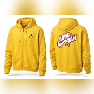 NiKE JUMPMAN vintage hoodie and sweatshirts  Super Comfortable Full Zip